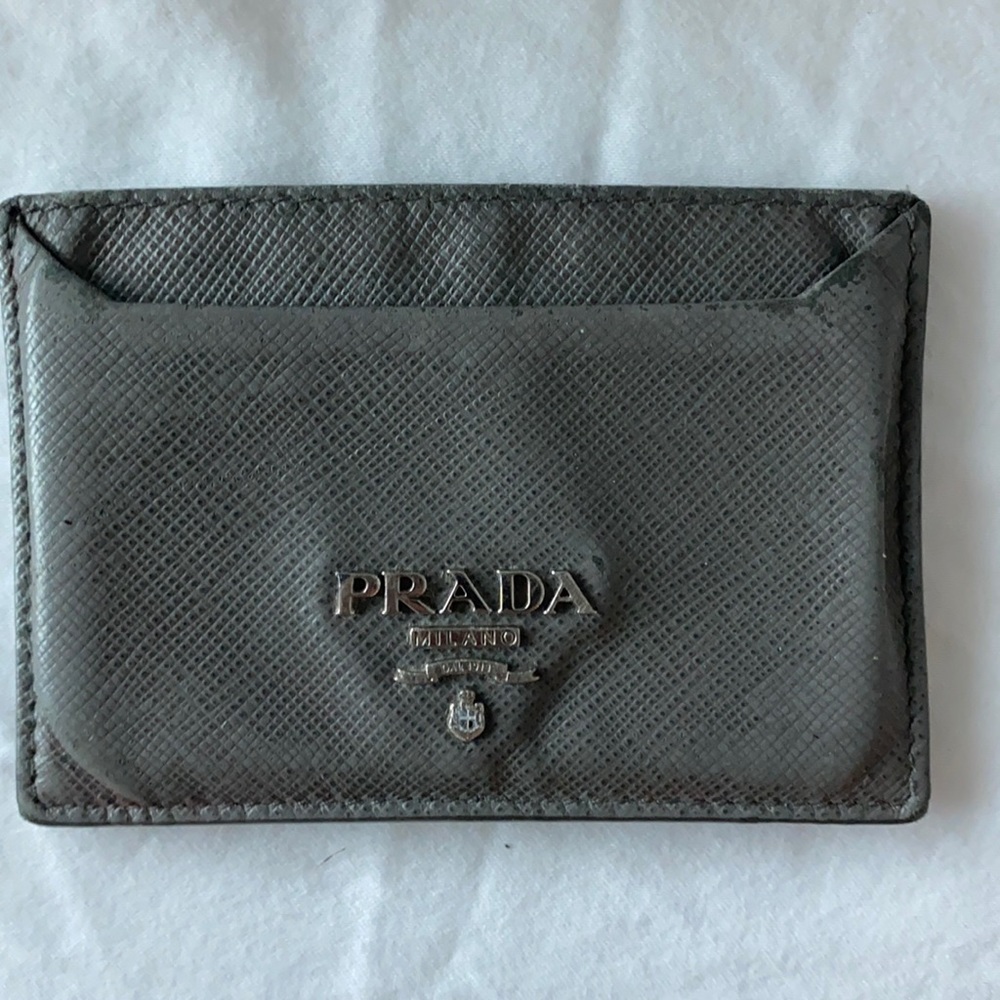 Prada Leather Card Holder